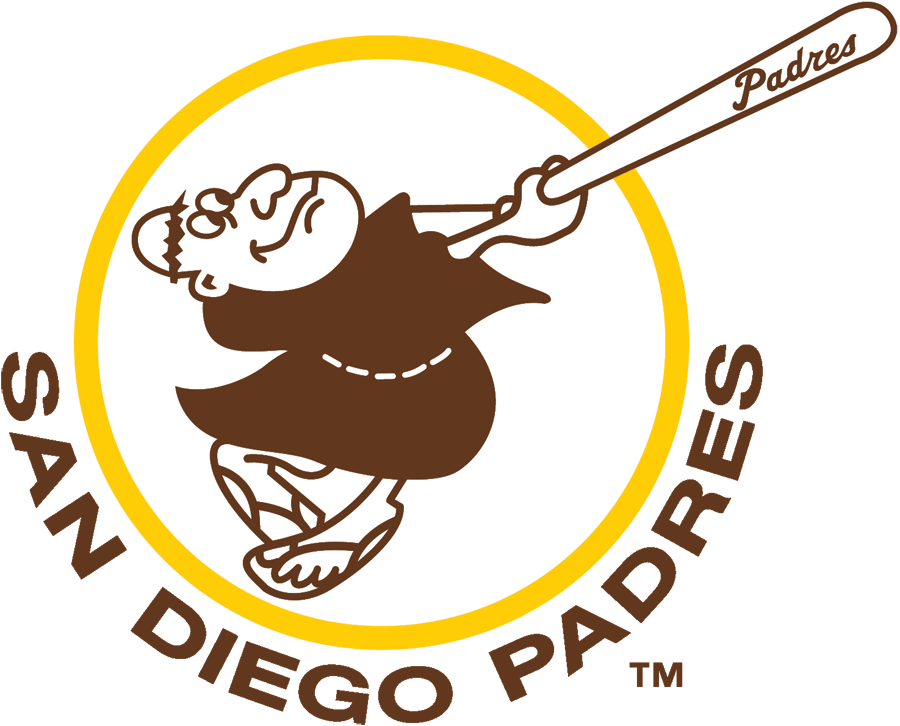 San Diego Padres 1969-1984 Primary Logo vinyl decal